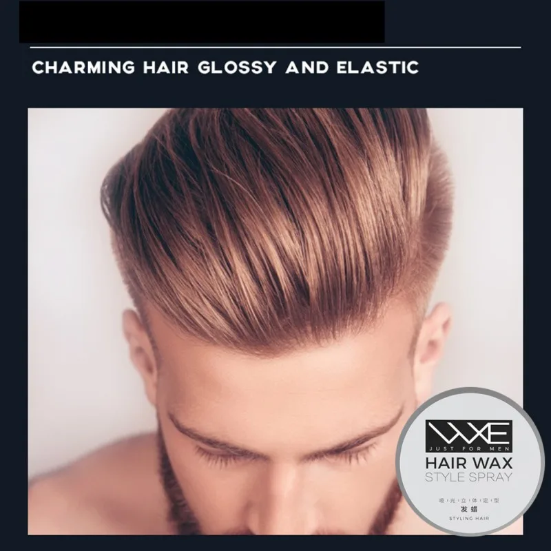 

Professional Man Natural Look Make Strong Hold Daily Use Hair Clay High Hold Low Shine Hair Wax