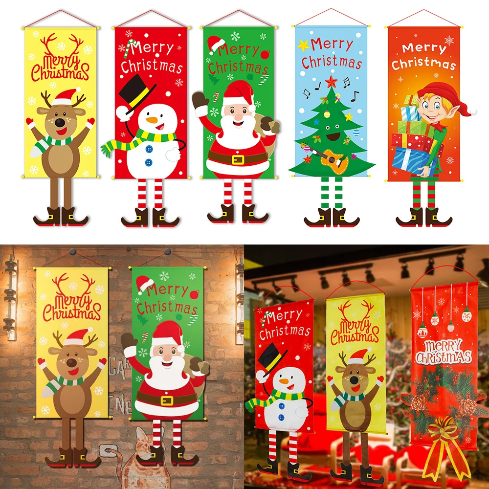 

1 шт., декоративный флаг деда мороза, 2022x0 см