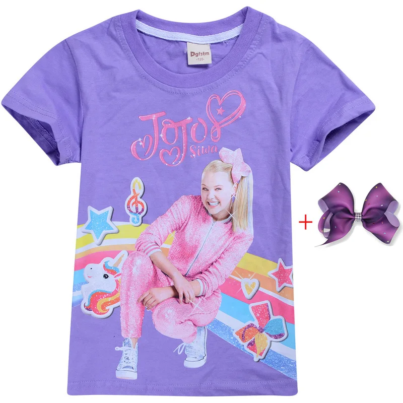 Детские спортивные костюмы для девочек Летняя модная одежда футболка детская с