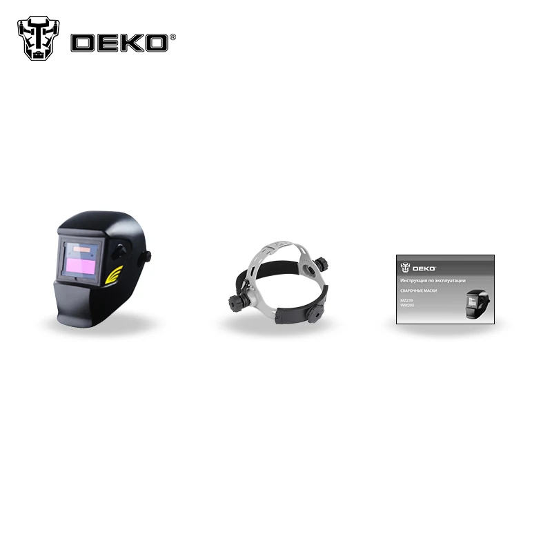Сварочная маска DEKO MZ239 с автозатемнением стекла электрическая шлем сварочный