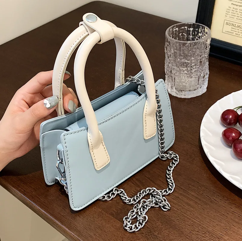 

European and American High Sense Small Bag Female2021new Trendy Fashion Autumn All-match Chain Bag Messenger Bag Mini Square Bag