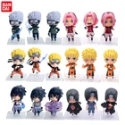 3 шт.компл. кукла Naruto Q version 10 см удзумаки Наруто Какаси Учиха Саске Итачи модель из ПВХ кукла аниме экшн-фигурки детский подарок