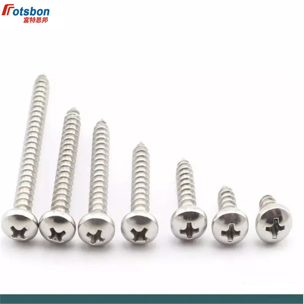 M3/M3.5/M4 крестообразная утопленная головка самонарезающего винта Parafuso Vis Spike Phillips