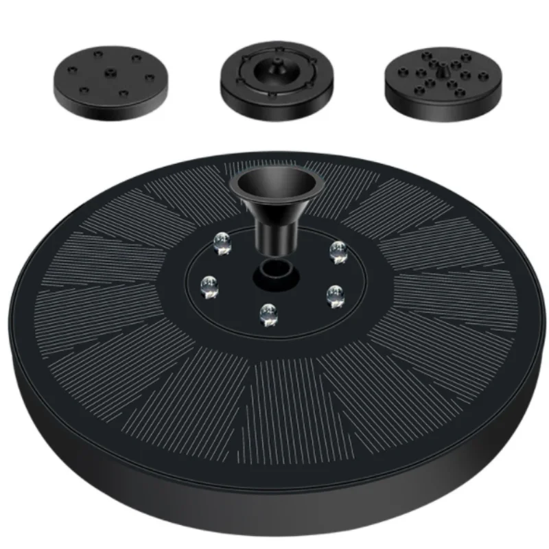 Фонтан для хранения солнечной энергии Круглый плавающий подвесной цветной