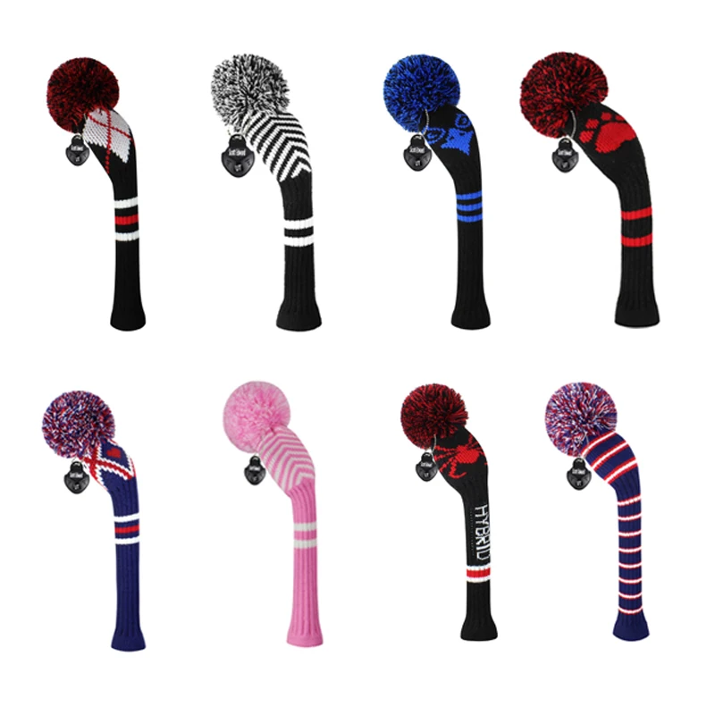 Вязаный головной убор для гольфа персонализированный защитный игры в гольф из