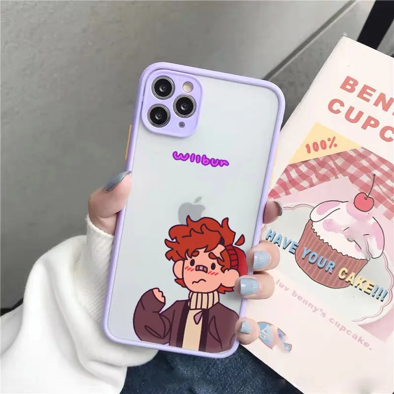 ZUIDID Dream Smp Clear Phone Case For iPhone 12 Pro MAX 11 XS X XR 13 SE20 7 8 6Plus Cartoon Japan Anime Hard Matte Cover Shell