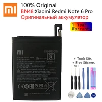 original replacement battery for xiaomi redmi note 6 pro note6 pro bn48 genuine phone battery 4000mah