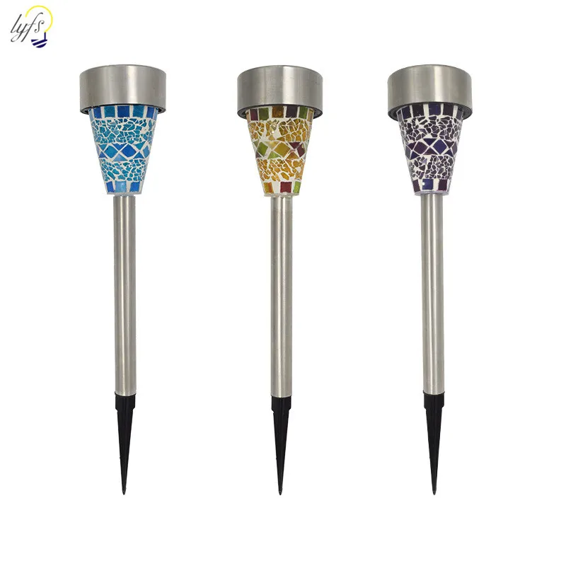 3 шт. солнечный светильник наружный водонепроницаемый Светодиодный для лужайки