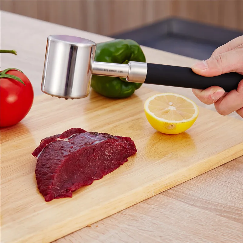 

316 Stainless Steel Steak Meat Hammer Stainless Steel Household Tender Kitchen Meat Tenderizers Pounders Portable Kitchen Tools