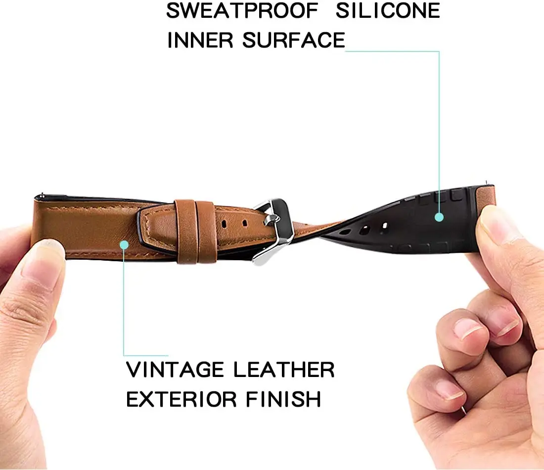 

Genuine Leather silicone band For Apple watch 6 band 44mm 40mm 38mm 42mm Watchbands bracelet Strap for iWatch Seires 3 4 5 6 SE