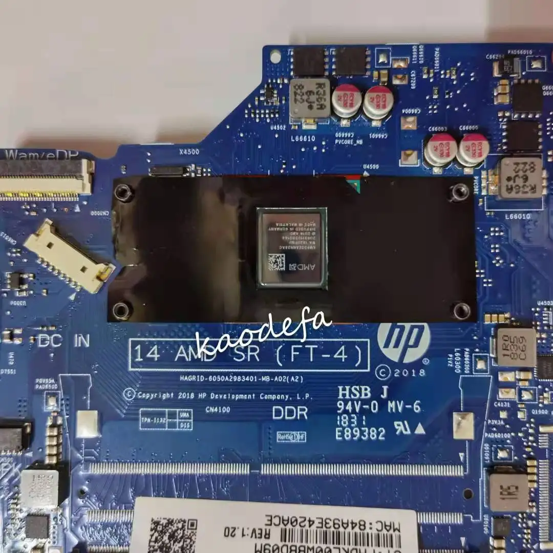 14-CM 14T-CM 245 G7 материнская плата для HP ноутбук L23389-601 14 AMD SR ( FT-4) Процессор: E2-9000 UMA DDR4 100%