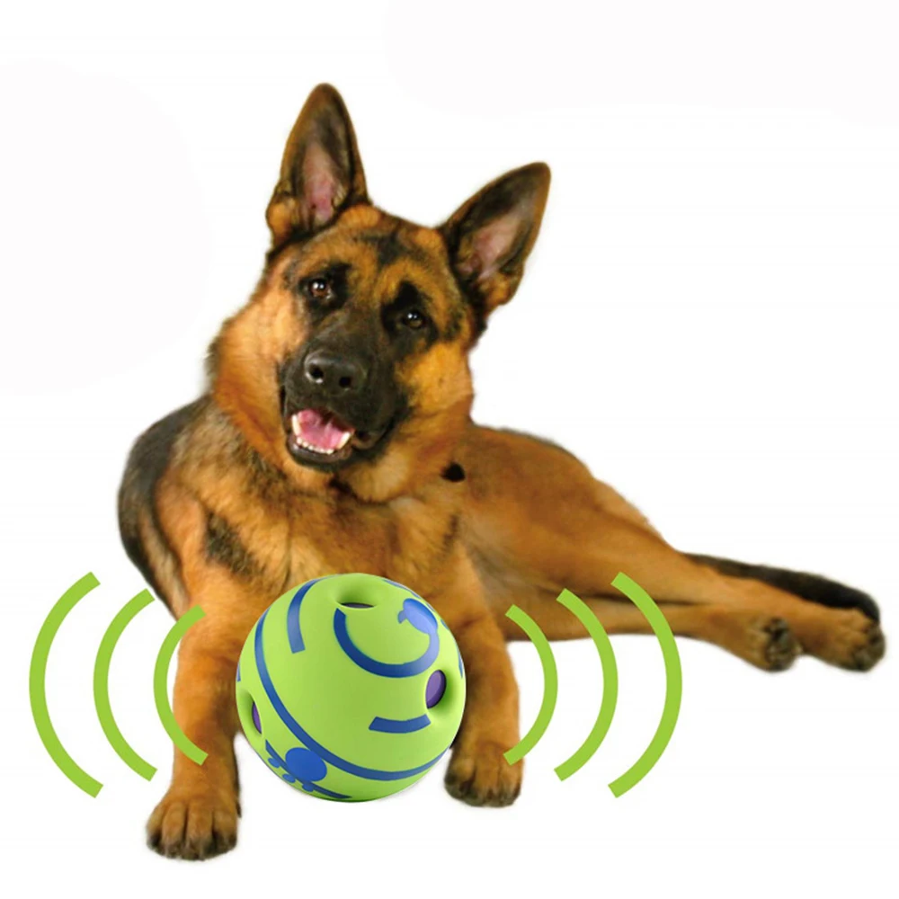 Забавная игрушка для собак, гигающий Звуковой шар, игрушки для домашних животных, кошек, собак, силиконовая интерактивная игрушка для прыжк...