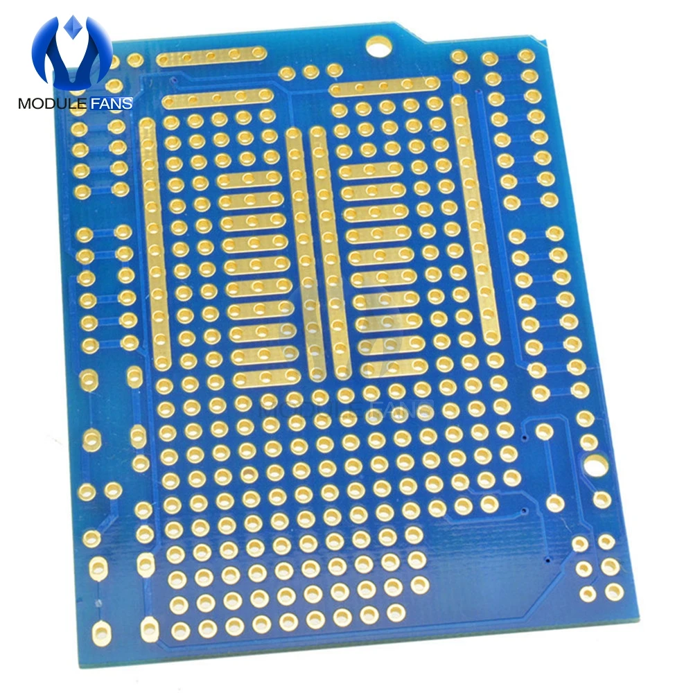 Прототип печатной платы для Arduino UNO R3 Щит платы FR-4 волокна 2 мм 2,54 мм Шаг Diy электронные