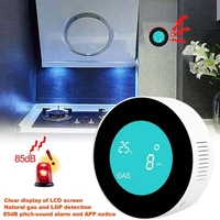 newest 2 in 1 led digital gas smoke alarm co carbon monoxide detector voice warn sensor home security protection high sensitive