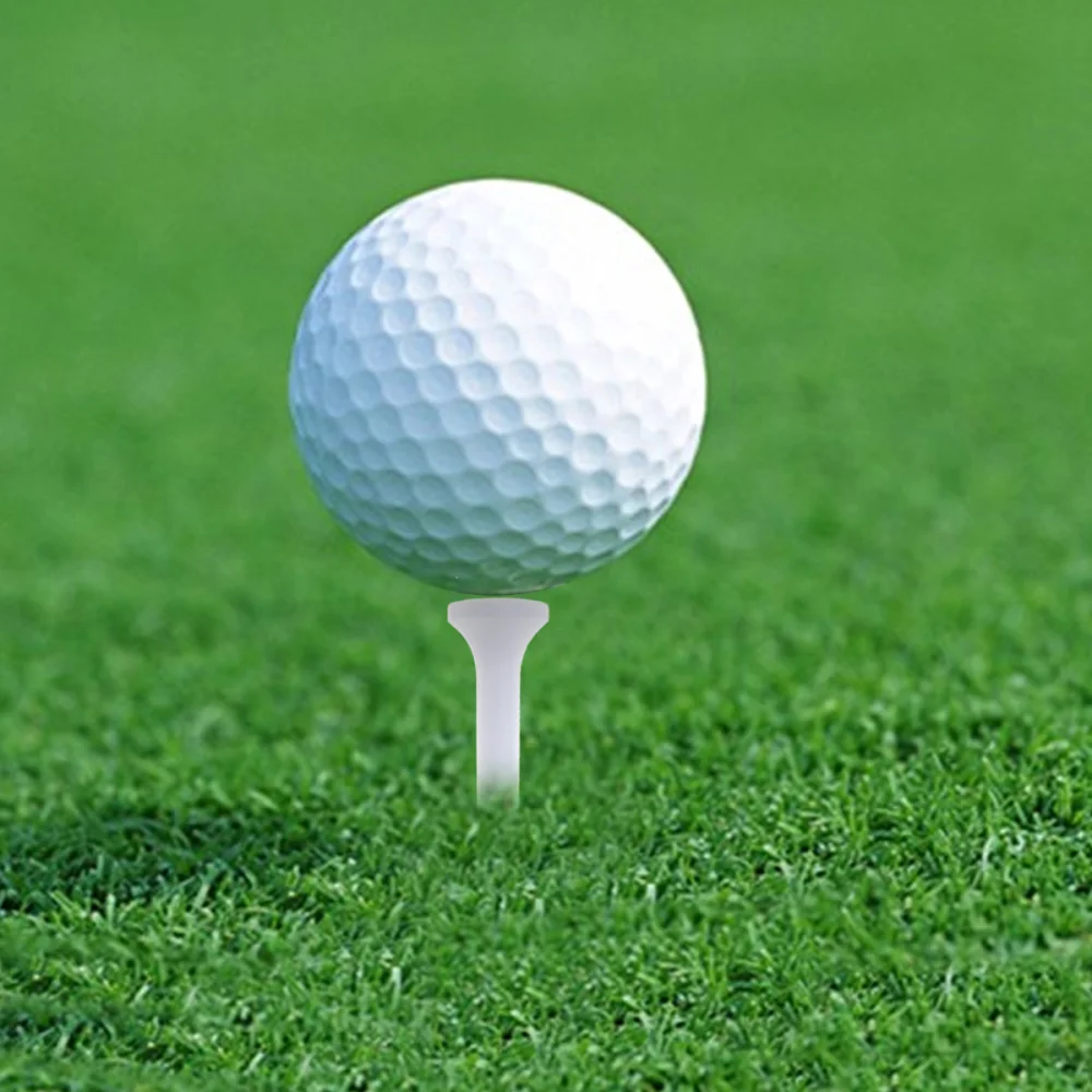 

15pcs Lightweight and Durable Scale Tees for Golfer (White)