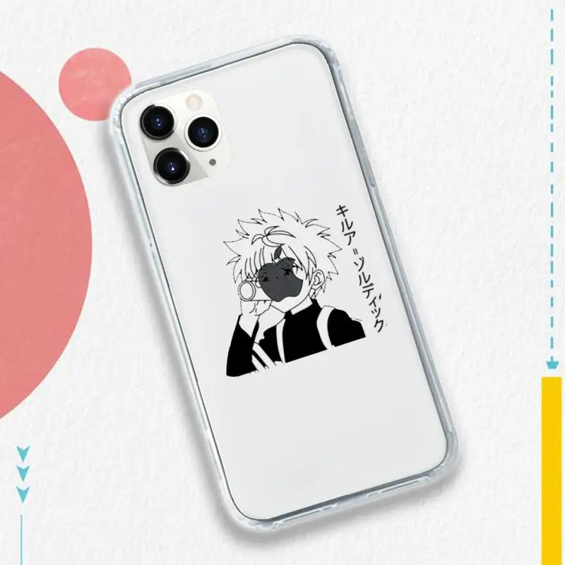 

Japan anime hunter x hunter Phone Case Transparent soft For iphone 5 5s 5c se 6 6s 7 8 11 12 plus mini x xs xr pro max
