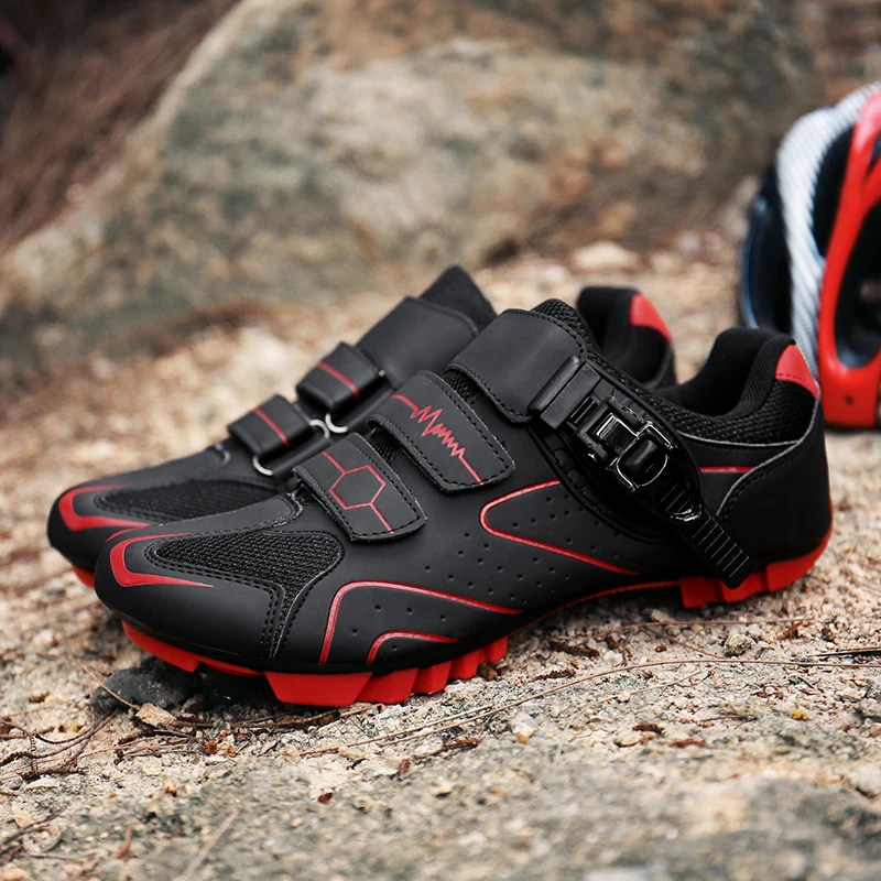 Professional Self-Locking Cycling Shoes Outdoor Breathable MTB Bicycle Shoes Anti-Skid Sneakers Racing Road Bike SPD Cleat Shoes