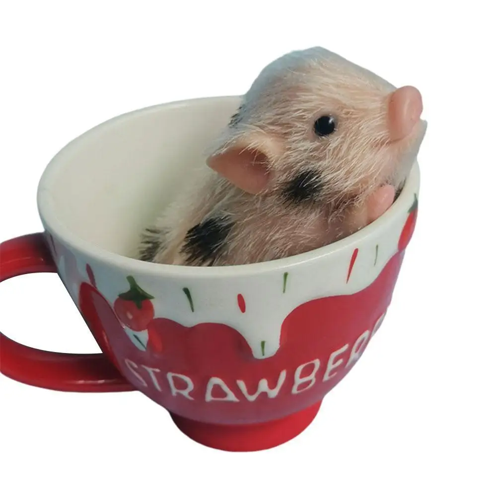 

2022 5 ''полноразмерный силиконовый поросенок, милый реалистичный поросенок, рождественские подарки для детей