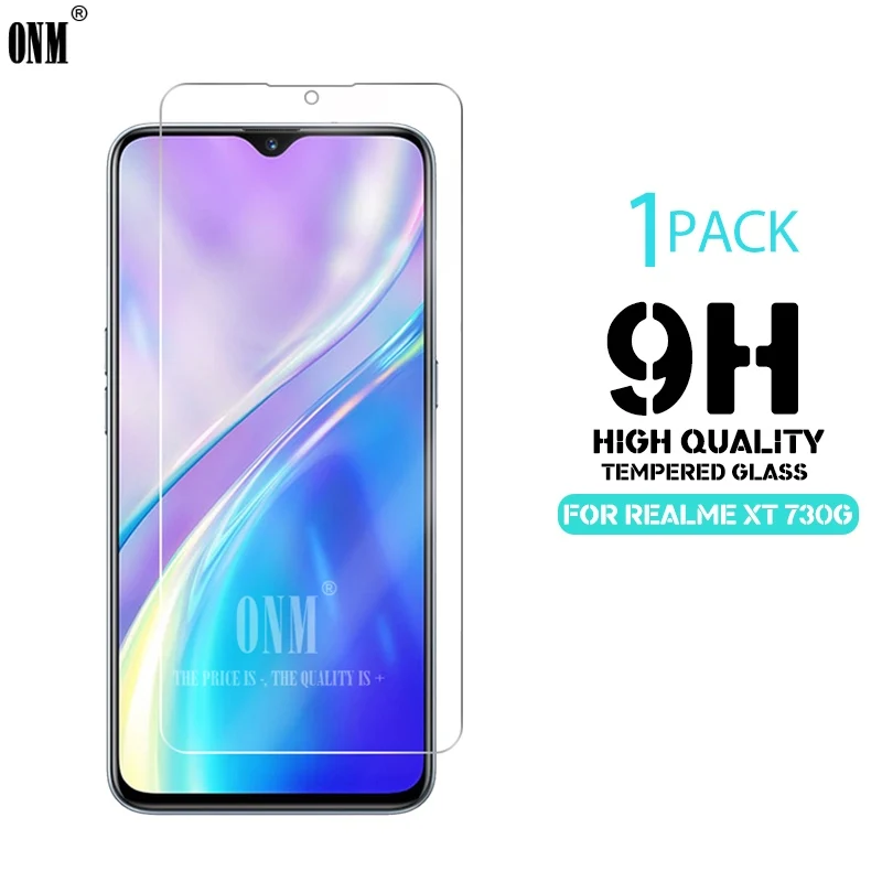 Закаленное стекло для Realme XT 730G Защитное экрана 2.5D 9H Премиум защитная