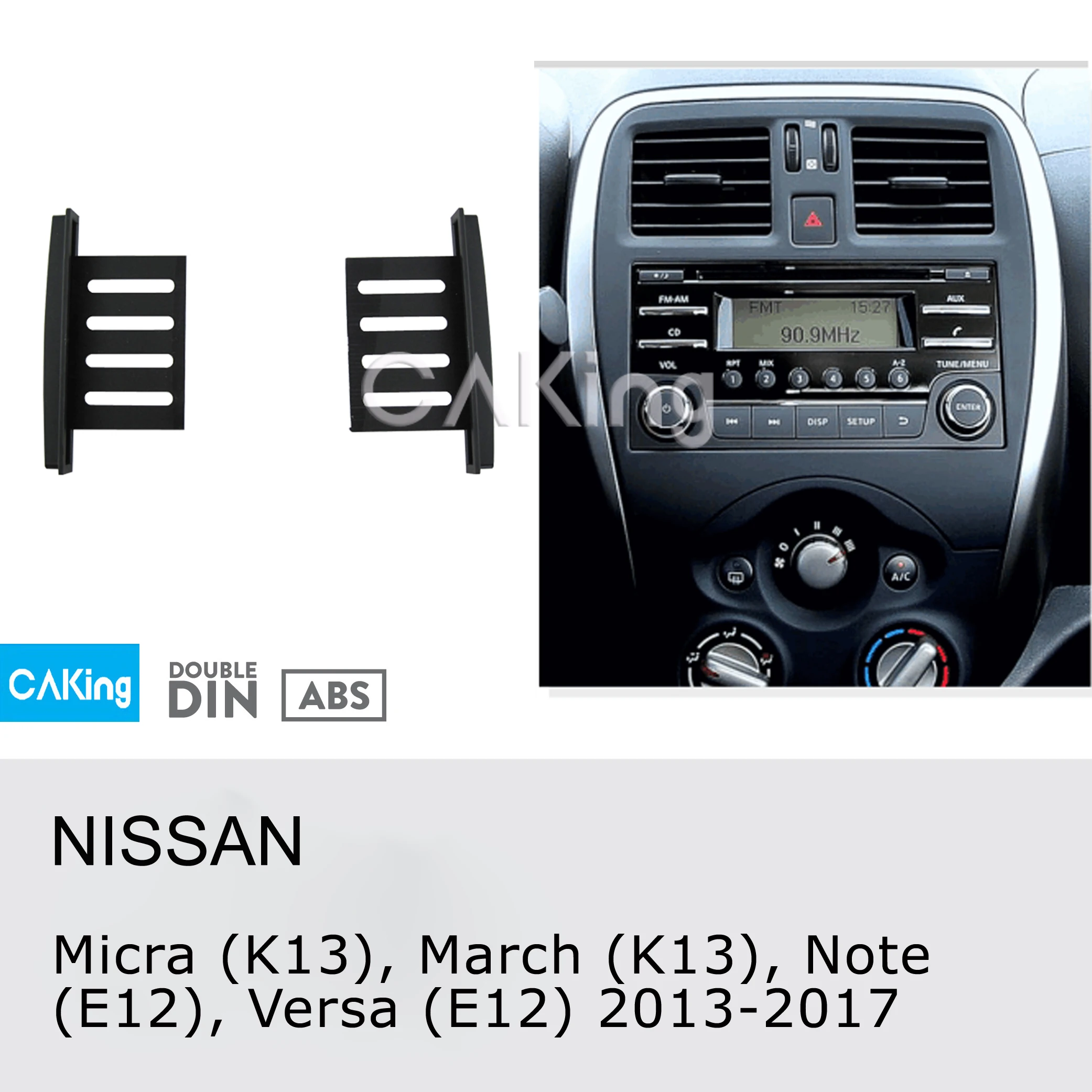 Двойная Din Автомобильная радиопанель Fascia Для Nissan Livina 2013 + комплект для приборной