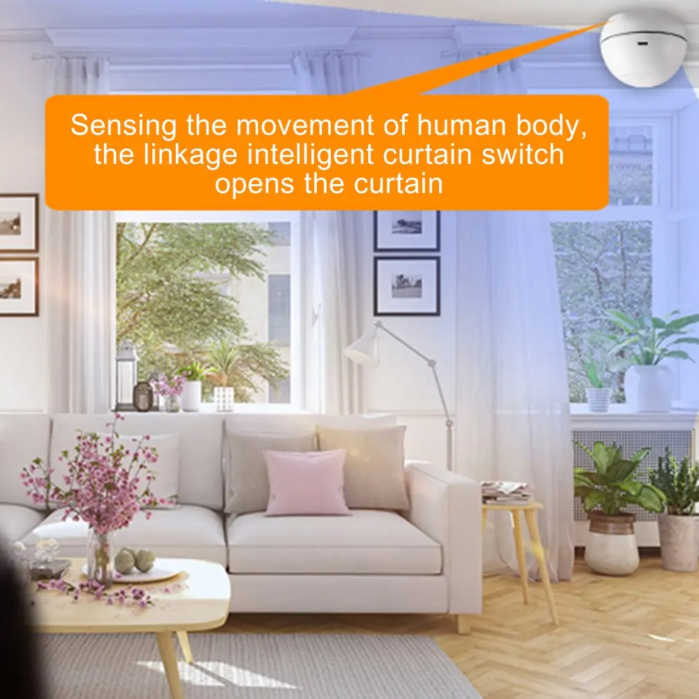 

WiFi Siren Alarm Sensor Home Security Alert Burglar Detector Smart Linkage PIR Sensor Smart Life Remote Control