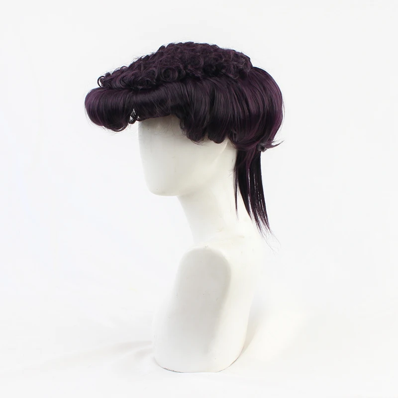 

JoJo's Bizarre Adventure Josuke Higashikata Cosplay Costume Wig Blue Suit Uniform for Men Adult Party Carnival Halloween Costume