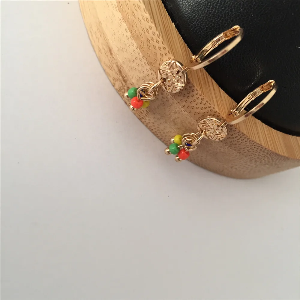 Очаровательные маленькие серьги-кольца для женщин и девочек с текстурированным