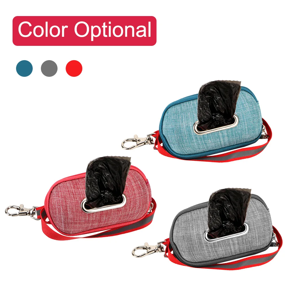 

Dog Poop Bag Dispensers Cleaning Waste Garbage Box Pet Pick-Up Bags Holder Portable Dog Cat Small Tools With Rope Waste Carrier