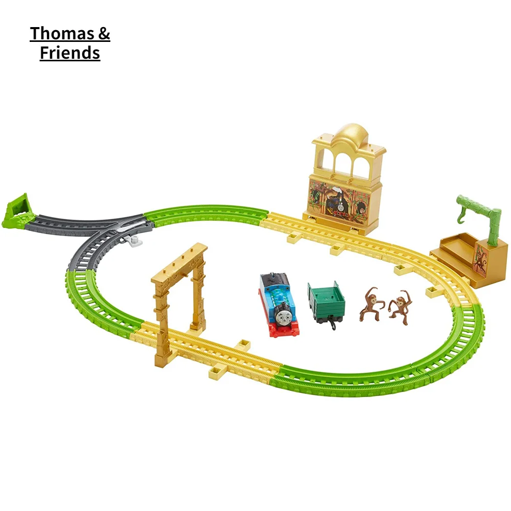 

Thomas & Friends TrackMaster Monkey Palace Set Train Track Assembly Toy for Kid 4 Ages and Up Increase Imagination Creativity