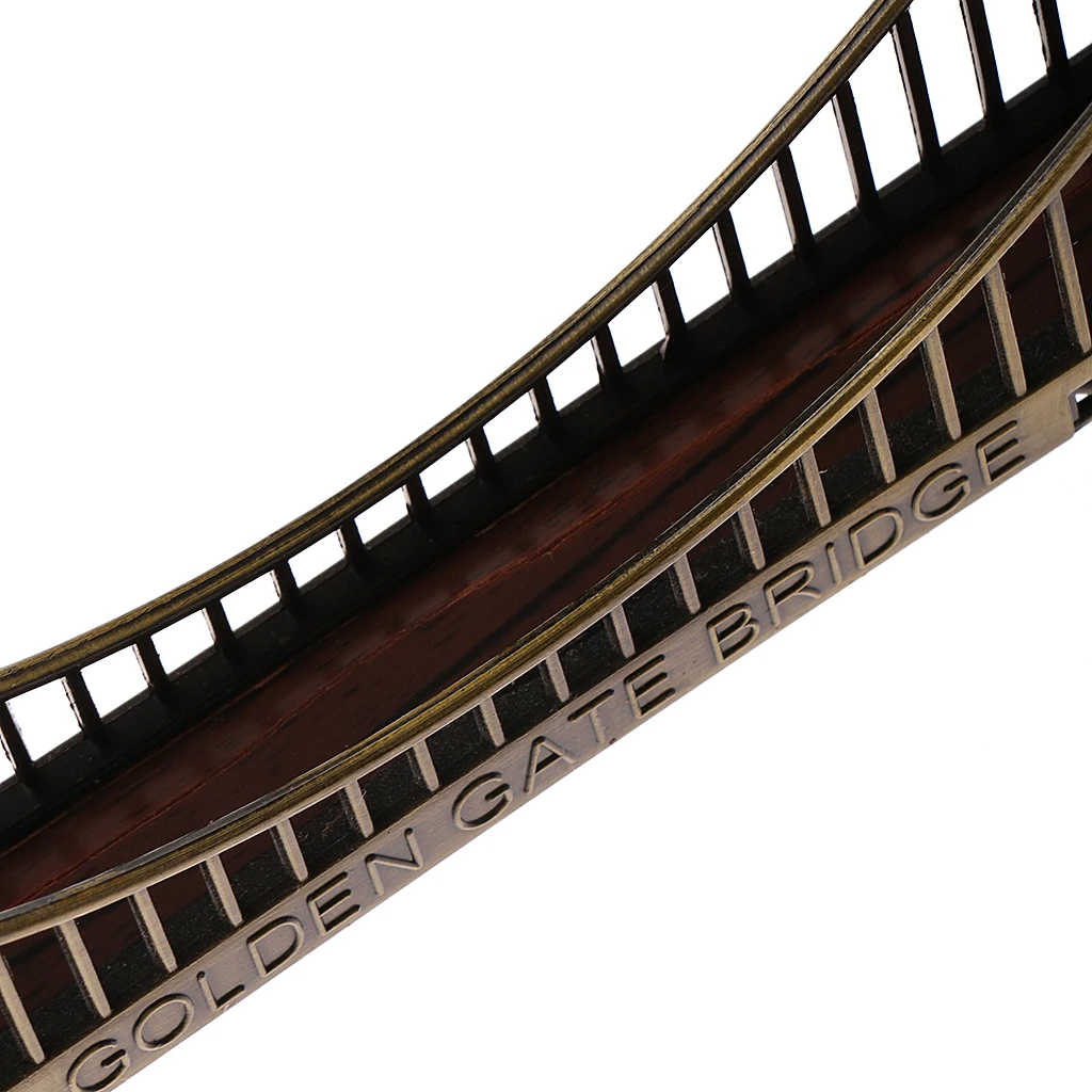 

Metal San Francisco Golden Gate Bridge Copper 3D Metal Model Figurines Miniatures Office Supplies Home Decoration Gift