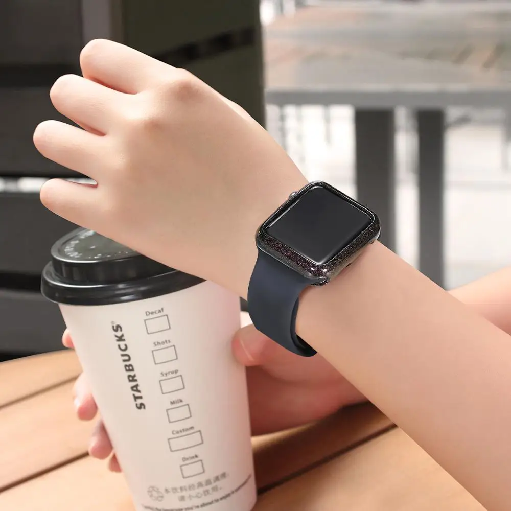 Протектор чехол для часов Apple Watch версии 6/4/3/2/1/5 40 мм 44 флеш накопитель Tpu s наручных