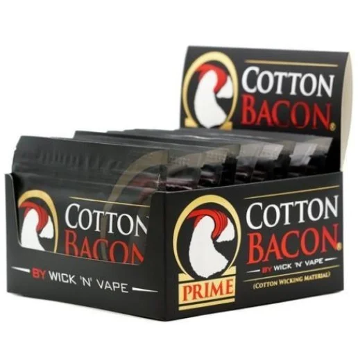 Хлопок Bacon 2 0 10 шт./пакет 100% чистый обслуживаемых атомайзеров и дрипок Rta Rdtaversion
