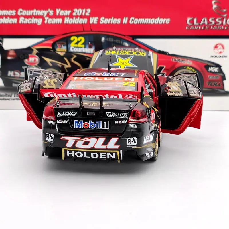 Классические 1:18 для H ~ lden гоночной команды Holden VE Series II коммодора Джеймс Кортни #22