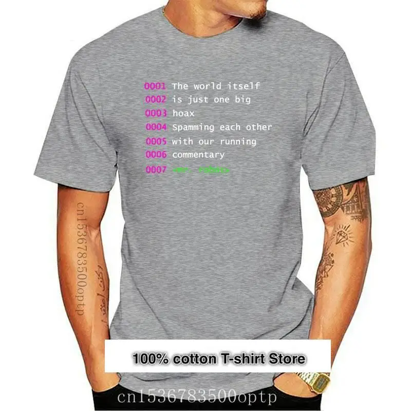 

Camiseta de программатор заказа, camisa с фразой Mr Robot, nueva