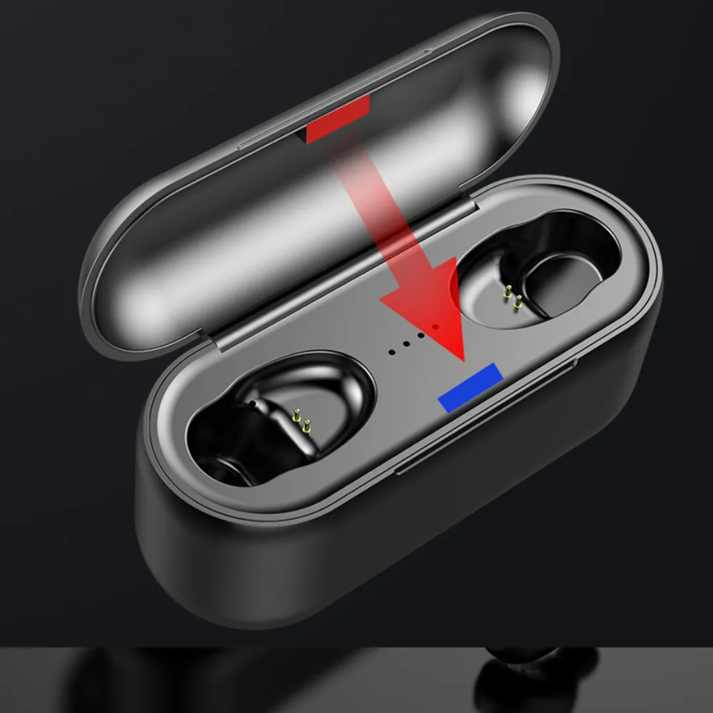 F9 когда наушники tws Bluetooth Беспроводной 5 0 стерео гарнитура с зарядным