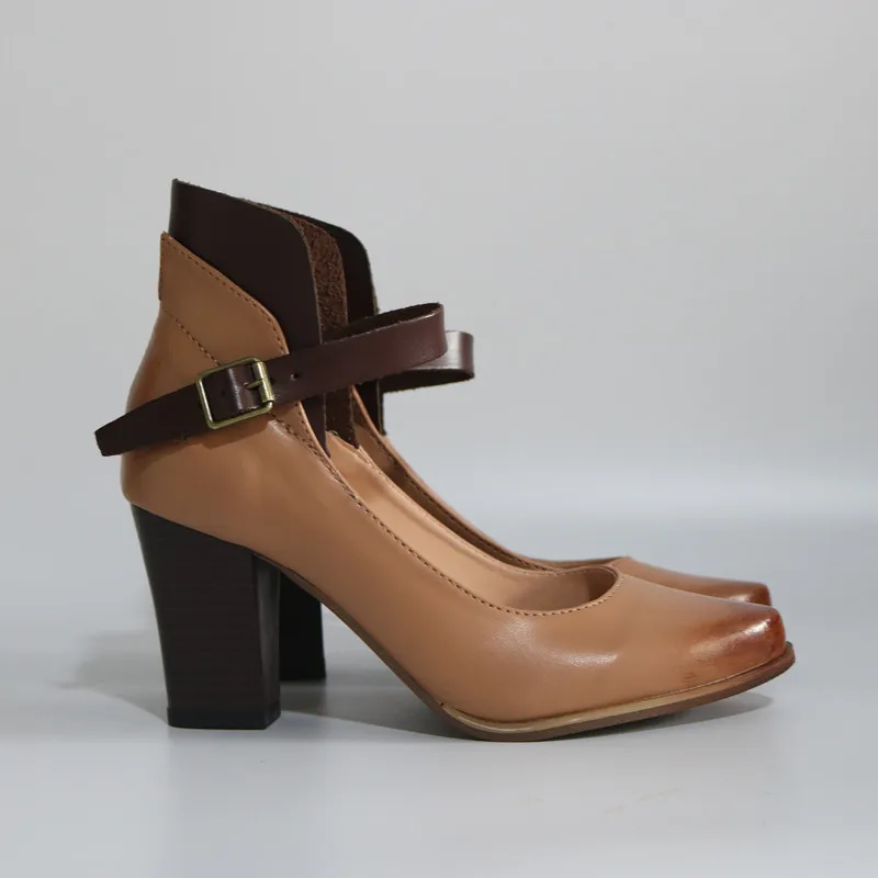 2019 пикантные классические женские босоножки на высоком каблуке Летняя обувь