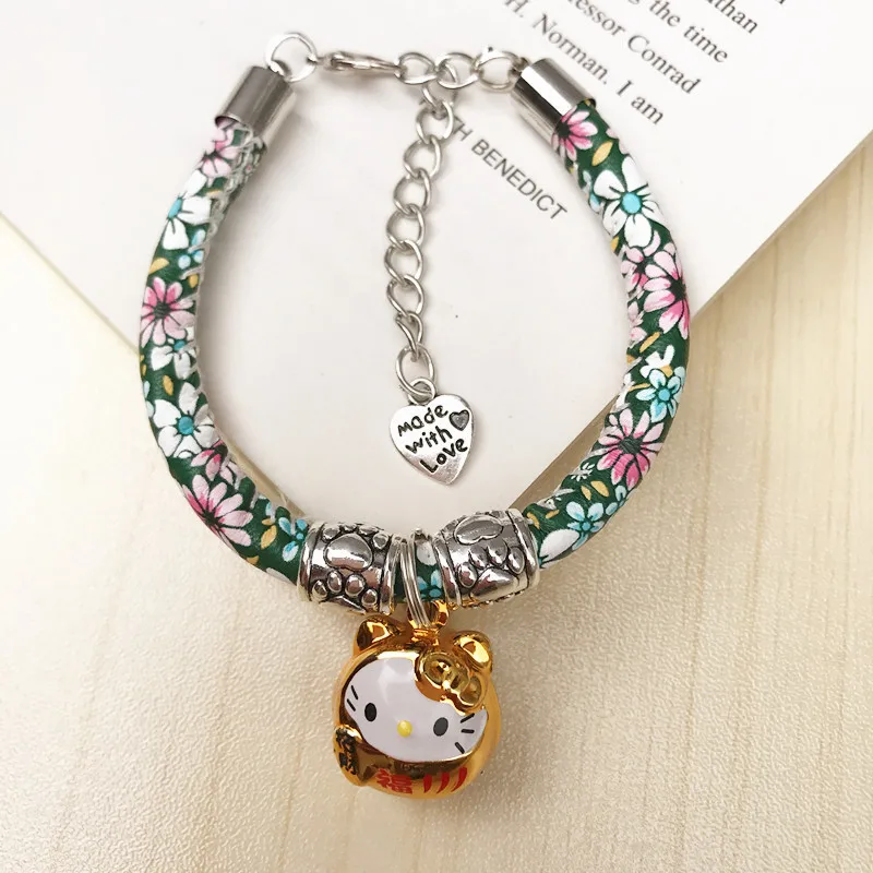 

Cute Cat Collar with Bell Japanese style kawaii Cat Necklace luxury PU Puppy Collar for Cats kitten accessories necklace for cat