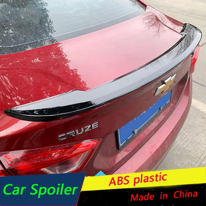 Для Chevrolet новый спойлер Cruze 2017 2018 2019 ABS Материал заднее крыло автомобиля праймер