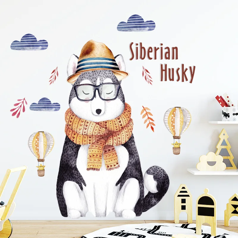 35*57 наклейки на дверь с изображением милой собаки | Дом и сад