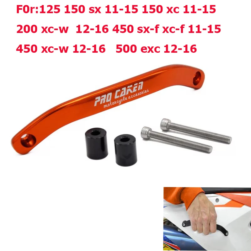 

cnc rear grab handle for ktm sx xc xc-w exc sx-f xc-f 125 150 200 450 500 2011 2012 2013 2014 2015 2016 motorcross enduro part