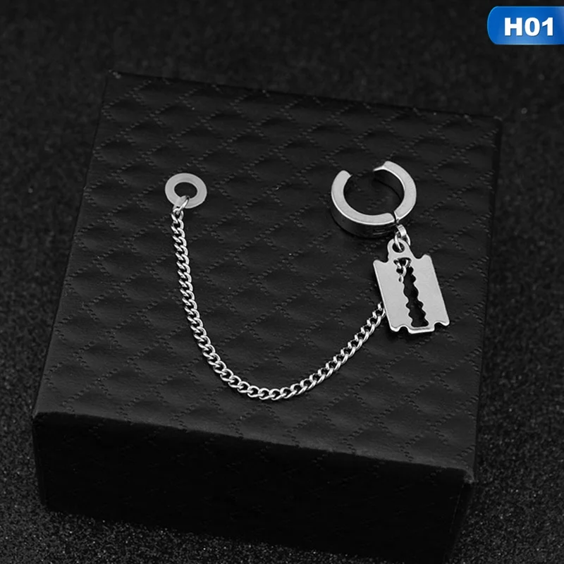 1 шт. аксессуары для наушников из нержавеющей стали с защитой от потери серьги