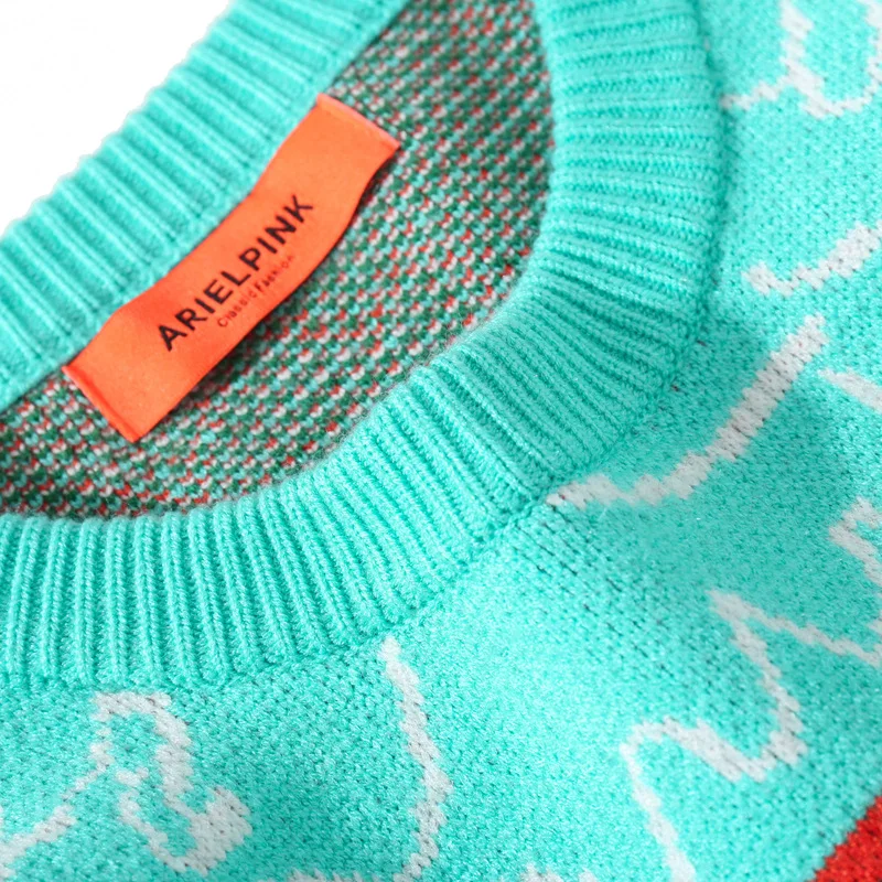 Женский и мужской свитер в стиле Харадзюку Свитер оверсайз виде динозавра