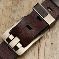 free shipping men belt male high quality leather belt men genuine leather strap luxury pin buckle fancy vintage jeans
