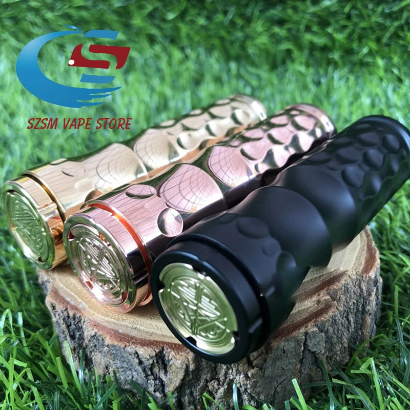 Новейший RockVape Atoll Mod V1.5 Vape ручки mod 18650 батарея испаритель латунный материал 25 мм vs