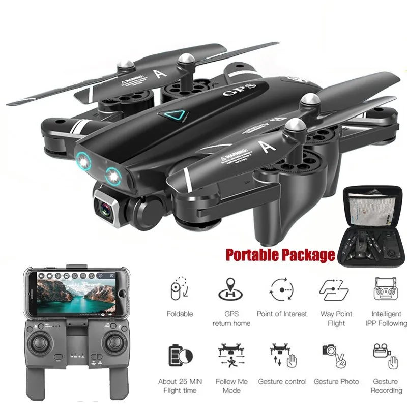 

Квадрокоптер S167 4G с GPS и камерой 1080P