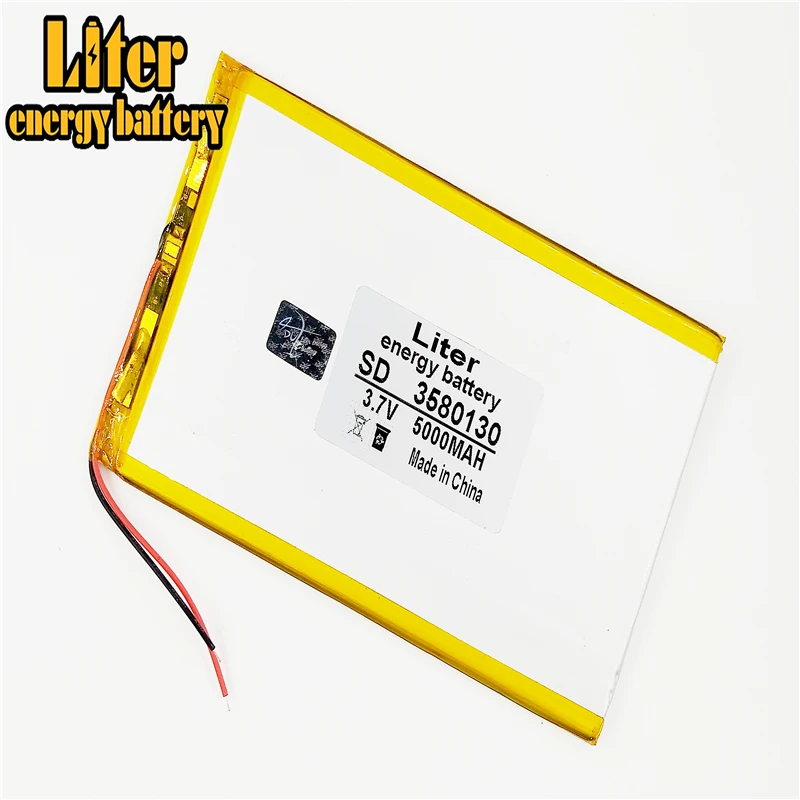 

3.7V lithium polymer battery 3580130 5000MAH mobile power Tablet PC DIY