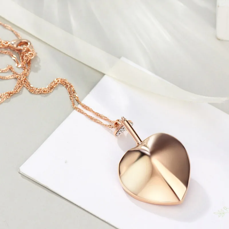 Длинное ожерелье с кристаллами Neoglory Сердце океана Титаник для любви навсегда