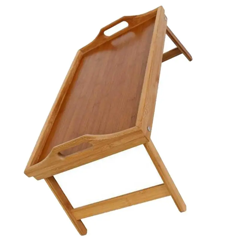 

1Pc Convenient Simple Collapsible Durable Practical Reading Table Breakfast Serving Table for Home