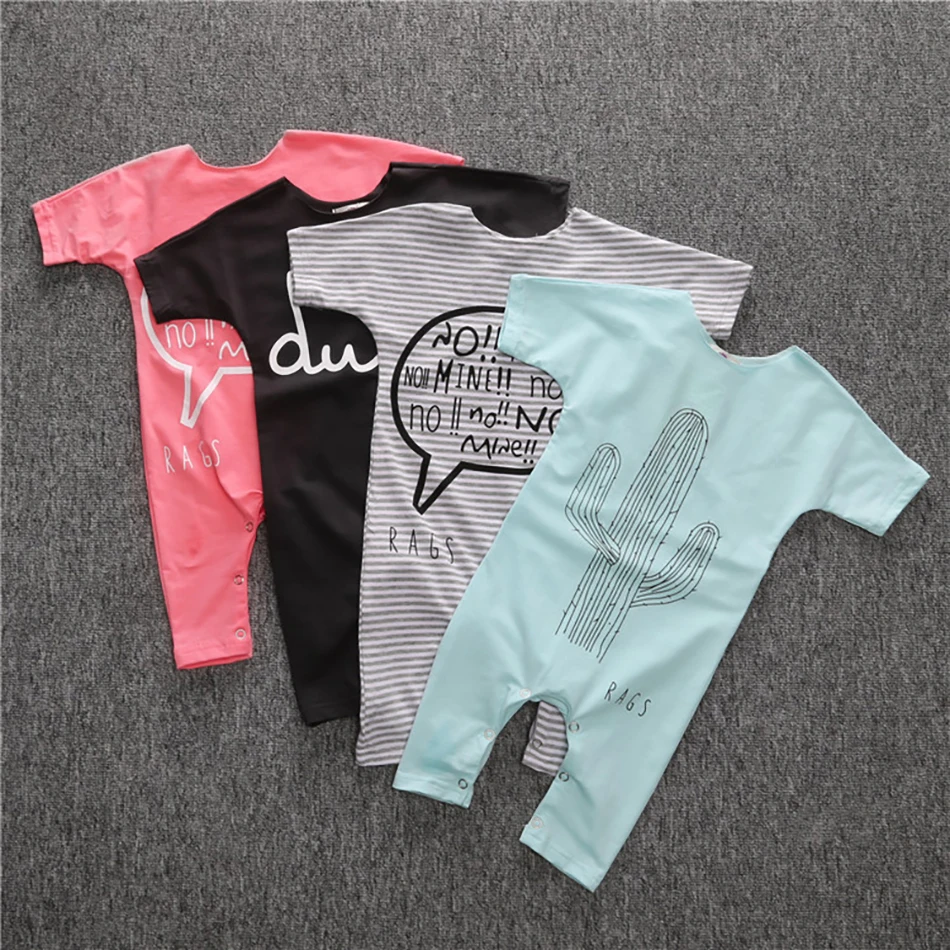 

2020 New Summer Unisex Baby Soft Clothes Jumpsuit Toddler Costume For Kids Romper Newborn Clothes Cotton For 6-24M Baby