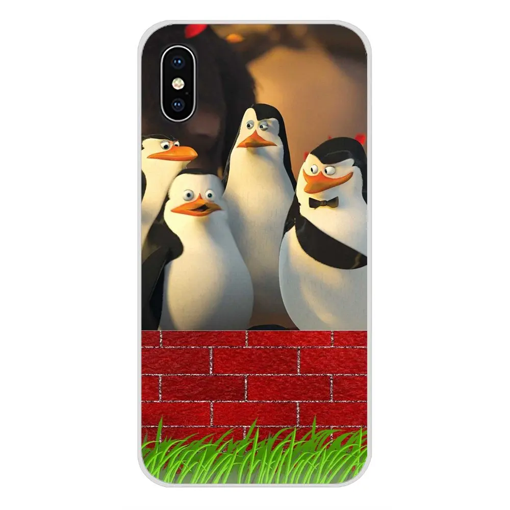 Penguins of Madagascar Movie Accessories Phone Cases Covers For Samsung Galaxy A3 A5 A7 A9 A8 Star A6 Plus 2018 2015 2016 2017 | Мобильные